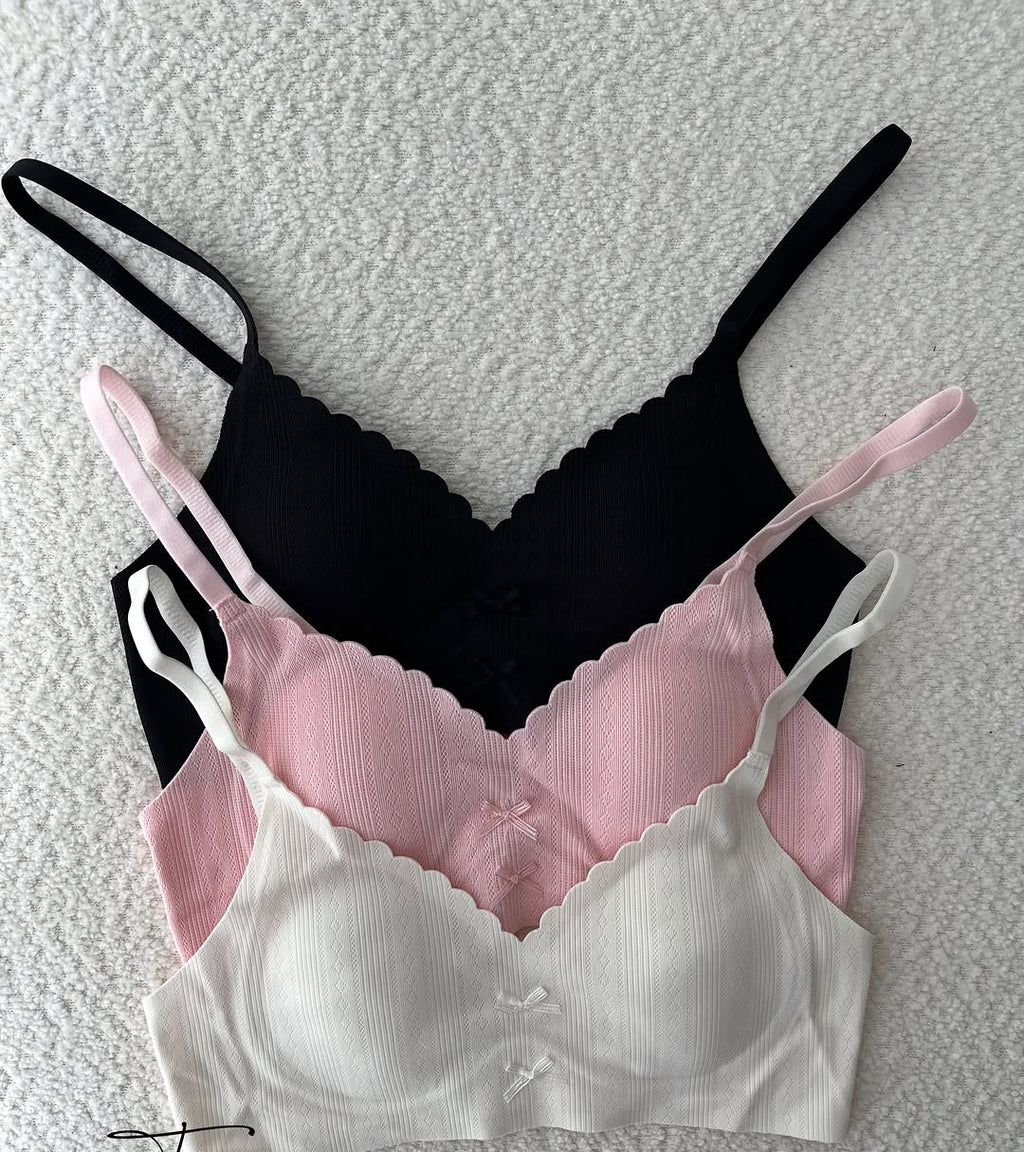 Pack of 3  Summer French Floral bra