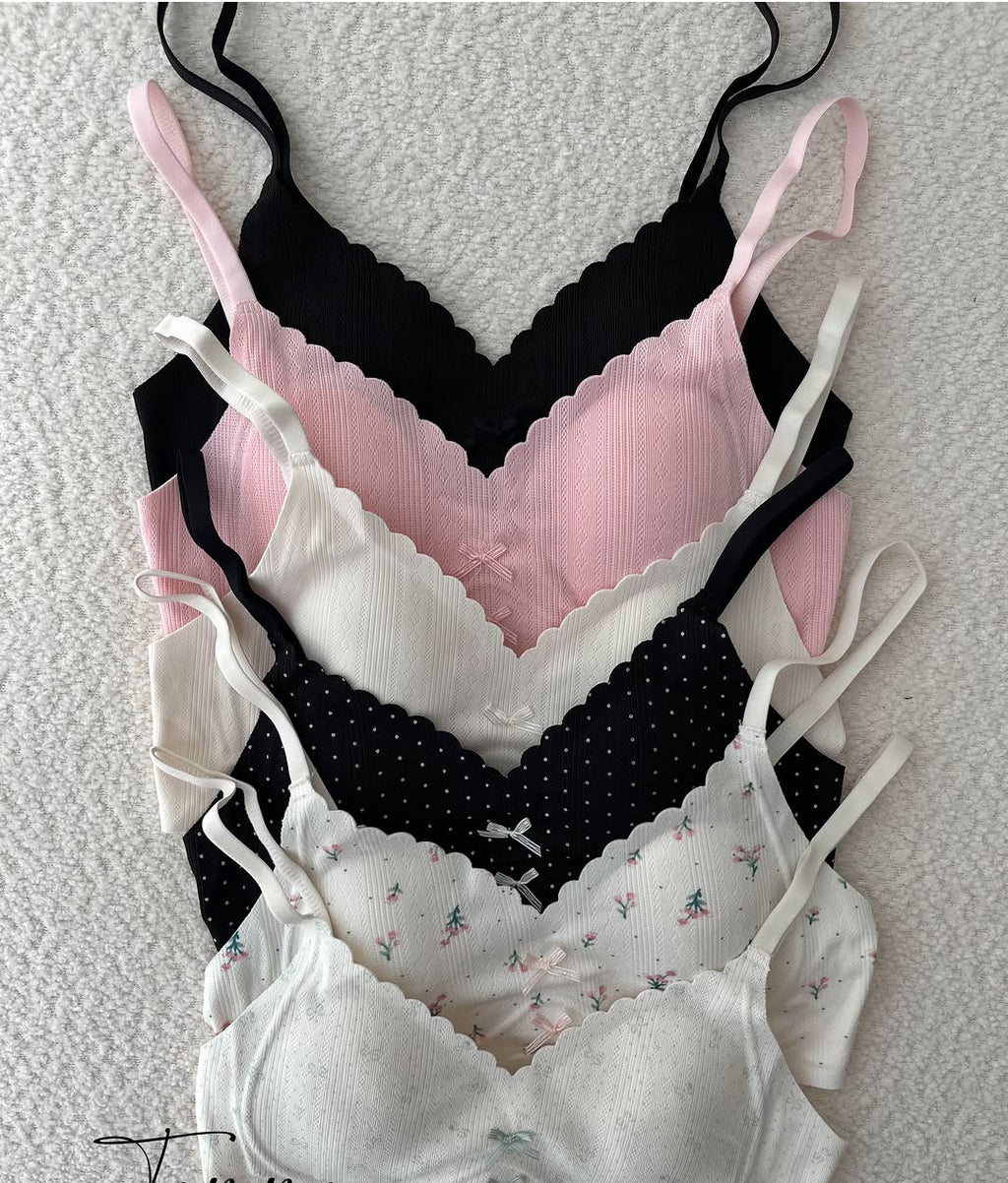 Pack of 3  Summer French Floral bra