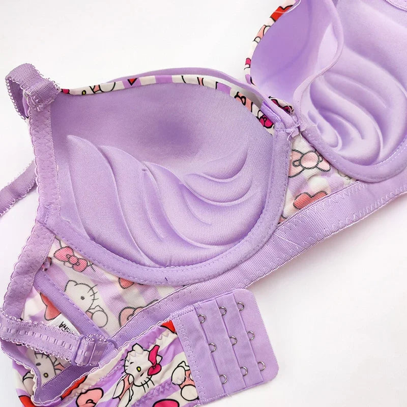 (Pack of 3) Hello Kitty Daily-wear Push-up Bra