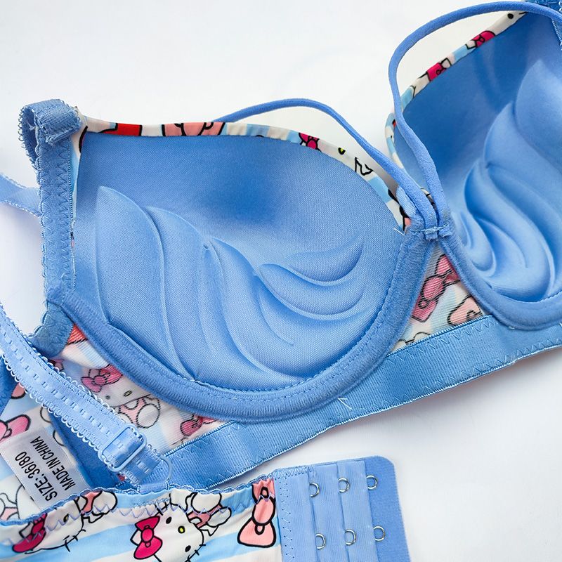 (Pack of 3) Hello Kitty Daily-wear Push-up Bra