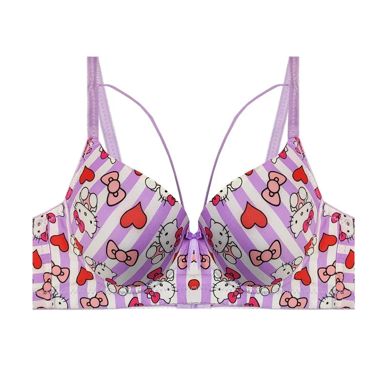 (Pack of 3) Hello Kitty Daily-wear Push-up Bra