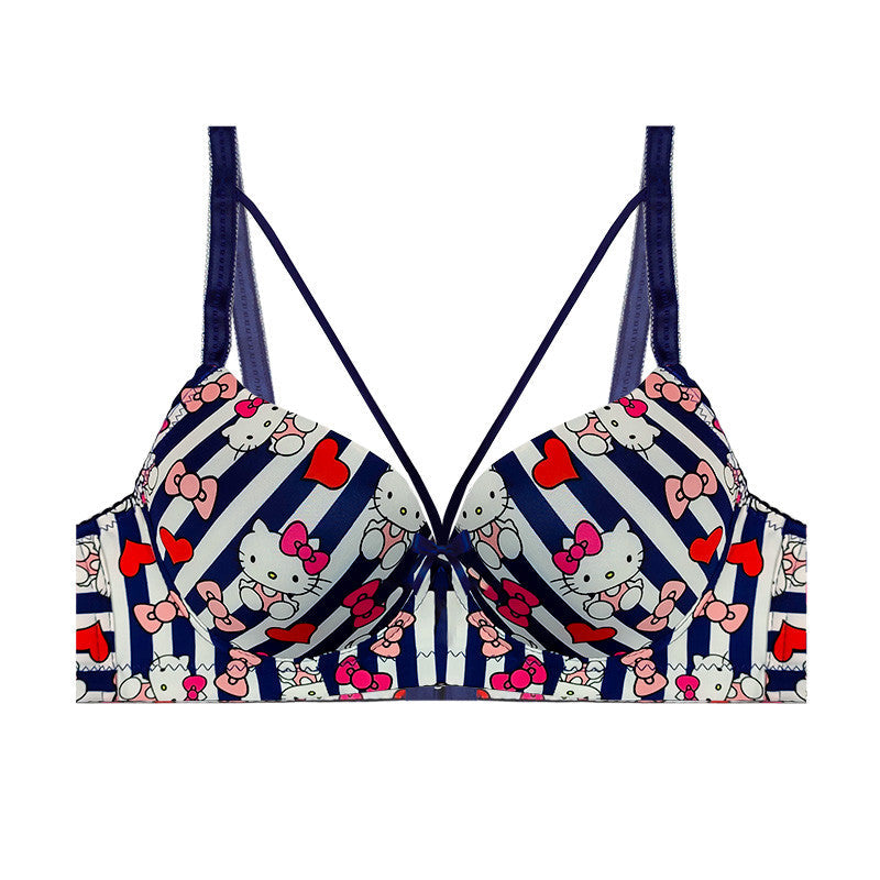 (Pack of 3) Hello Kitty Daily-wear Push-up Bra