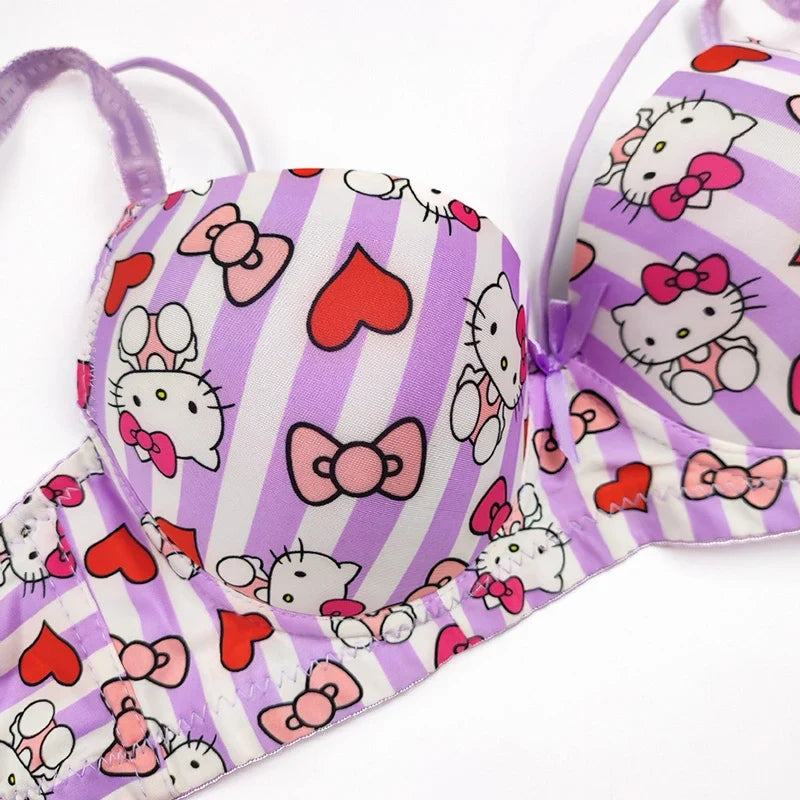 (Pack of 3) Hello Kitty Daily-wear Push-up Bra